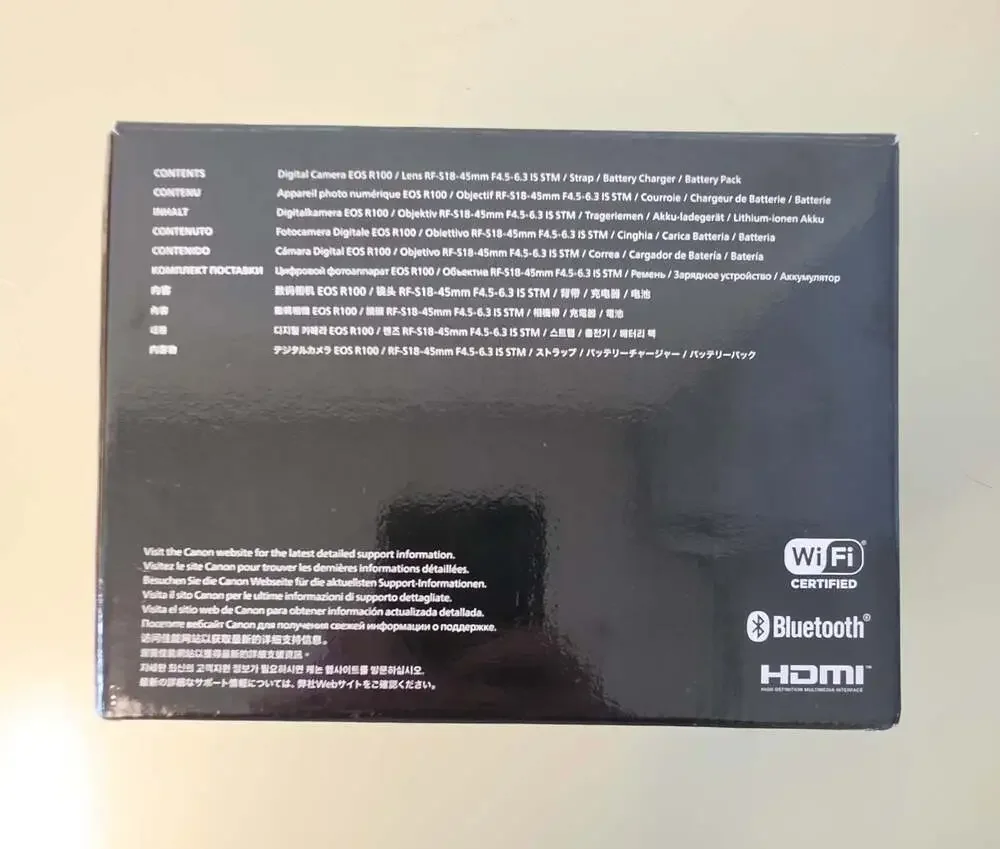 Canon EOS R100 Mirrorless Camera with RF-S 18-45mm F4.5-6.3 IS STM Lens Kit